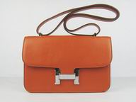 Hermes Constance Bag Micro Mini Orange(Silver) H1020ROS