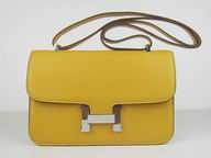 Hermes Constance Bag Micro Mini Yellow(Silver) H1020YS