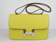 Hermes Constance Bag Micro Mini Lemon Yellow(Silver) H1020LYS