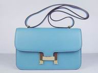 Hermes Constance Bag Micro Mini Light Blue(Gold) H1020LBG