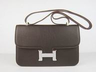 Hermes Constance Bag Micro Mini Deep Coffee(Silver) H1020DCS
