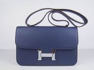 Hermes Constance Bag Micro Mini Deep Blue(Silver) H1020DBS