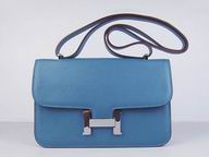 Hermes Constance Bag Micro Mini Medium-Blue(Silver) H1020MBS