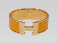 Hermes Click Clack&Gold Bracelet In Yellow H50188