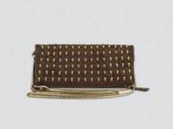 Thomas Wylde Studded Skull Shoulder bag In Light-Coffee T8090-1