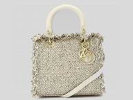 Dior Lady Dior Canvas&Leather Stone Color D83479