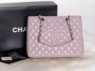 Chanel Quilted Caviar Grand Shopper Tote Bag White A50995LP