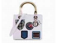 Lady Dior Lambskin With Medals Bag In White 164836