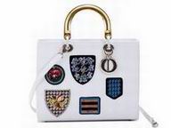 Lady Dior Lambskin With Medals Bag In White 164658