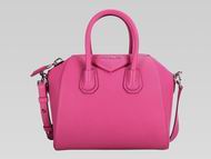 Givenchy Antigona Mini Bag In Goatskin Peach Red BB526571