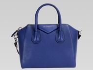 Givenchy Antigona Small Bag In Goatskin Blue G525933