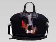 Givenchy Nightingale Denim Large Bag In Black G471911