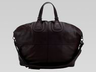 Givenchy Nightingale Large Bag In Distressed Goatskin Choclate G461809