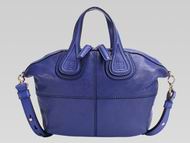 Givenchy Nightingale Micro Bag In Lambskin Blue G521703