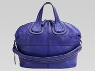 Givenchy Nightingale Medium Bag In Lambskin Blue G521702