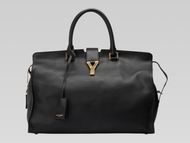 YSL Petit Cabas Chyc Y Lambskin Doctor Large Bag Black YSL483926
