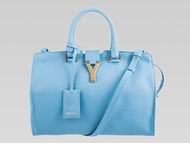 YSL Petit Cabas Chyc Y Calfskin Doctor Small Bag SkyBlue YSL311210