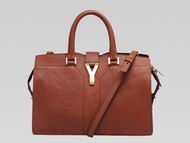 YSL Petit Cabas Chyc Y Calfskin Doctor Small Bag Bright Red YSL517134