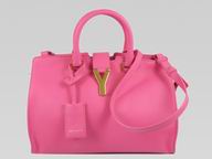 YSL Petit Cabas Chyc Y Calfskin Doctor Small Bag Hote Pink YSL518460