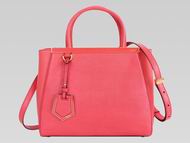 Fendi Petit 2Jours Cowhide Hand/shouldbag Peach Pink F512920