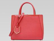 Fendi Petit 2Jours Cowhide Hand/shouldbag Hot Pink F511409