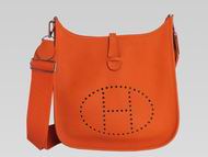 Hermes Togo Leather Evelyne Bag In Orange H056277CK