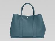 Hermes Garden Party 36 Togo Leather Bag BLEU TEMPETE H20136BLEU