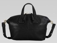 Givenchy Nightingale Micro Bag In Goatskin Black G539444