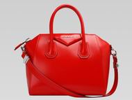 Givenchy Antigona Medium Bag In Calfskin Red BB542086
