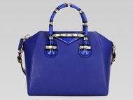 Givenchy Antigona Medium Bag In Goatskin & Snake Blue BB541101