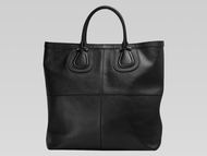 Givenchy Nightingale Tote Bag In Embossing Lambskin Black G545189