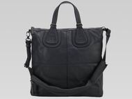 Givenchy Nightingale Large Bag In Calfskin Deep Gray G461897