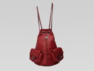 Chanel Matelasse Lambskin Double Pockets Packbag Red A488248