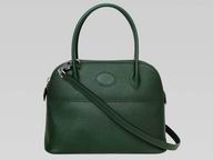 Hermes Tago Clemence Bolide Relax Handbag Deep Green CH58941