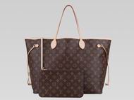 Louis Vuitton Monogram Canvas Neverfull GM Beige M40990