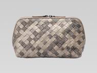 Bottega Veneta Lambskin Weave change Pocket Champagne/Grey BV47756