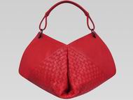 Bottega Veneta Intrecciato Nappa Shoulder Bag Red BV57829