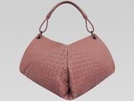 Bottega Veneta Intrecciato Nappa Shoulder Bag Rose Pink BV57828
