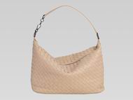 Bottega Veneta Brunito Intrecciato Grosgrain Shoulder Bag RoyalBlue BV238898