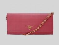 2013 Prada Autumn Cowhide Leather Cluch Rose Pink P463900