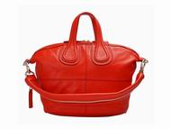 Givenchy Nightingale Small Bag In Lambskin Orange Red G53120
