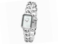 Chanel Premiere White Dial Mother of Pearl Silver Chain Ladies Watch H3251