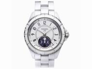 Chanel J12 Moonphase White Ceramic Ladies 38mm Automatic Watch H3404