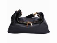 Miumiu Calfskin Hobo Cloud Bag In BLACK RR1917