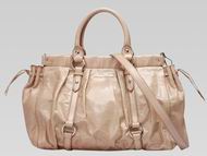 Miu Miu Vitello Lux Calfskin Large Shoulder Bag Beige RN0957