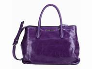 Miu Miu Vitello Shine Calfskin Handbag In Purple RN1015