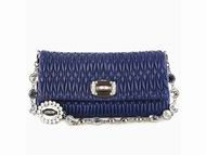 Miu Miu Nappa Crystal Clutch Bag Royal Blue RP0233 FVJ F0021
