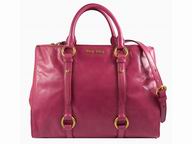 Miu Miu Vitello Lux Calfskin Bow Bag Peach Red CF8069