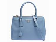 Prada Saffiano Lux Scratch Resistant Calfskin Handbag Light Blue P85226