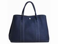 Hermes Garden Party 36 Togo Leather Bag In Blue H068711CK